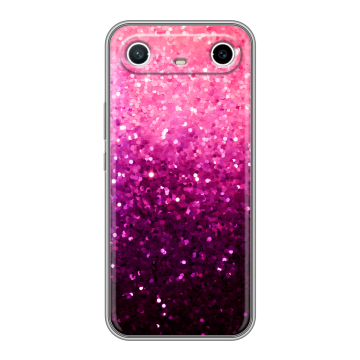Силиконовый чехол на Tecno Spark Slim с принтом Блестки