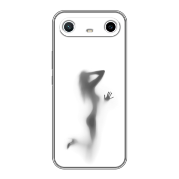 Силиконовый чехол на Tecno Spark Slim с принтом Силуэт Силиконовый чехол на Tecno Spark Slim с принтом Силуэт