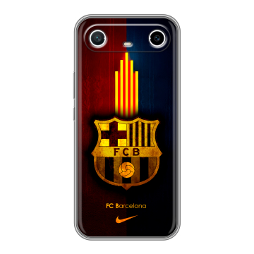 Силиконовый чехол на Tecno Spark Slim с принтом Барселона Barcelona Силиконовый чехол на Tecno Spark Slim с принтом Барселона Barcelona