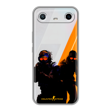 Силиконовый чехол на Tecno Spark Slim с принтом Контер страйк Counter strike Силиконовый чехол на Tecno Spark Slim с принтом Контер страйк Counter strike