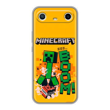 Силиконовый чехол на Tecno Spark Slim с принтом Майнкрафт Minecraft Силиконовый чехол на Tecno Spark Slim с принтом Майнкрафт Minecraft