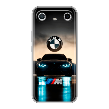 Силиконовый чехол на Tecno Spark Slim с принтом БМВ BMW