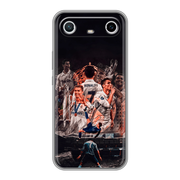 Силиконовый чехол на Tecno Spark Slim с принтом Реал Роналдо Real Ronaldo Силиконовый чехол на Tecno Spark Slim с принтом Реал Роналдо Real Ronaldo