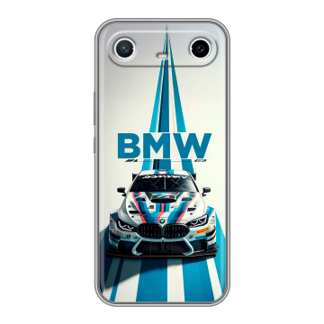 Силиконовый чехол на Tecno Spark Slim с принтом БМВ BMW Силиконовый чехол на Tecno Spark Slim с принтом БМВ BMW
