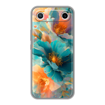 Силиконовый чехол на Tecno Spark Slim с принтом Цветы Силиконовый чехол на Tecno Spark Slim с принтом Цветы