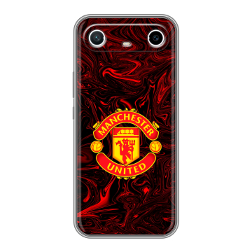 Силиконовый чехол на Tecno Spark Slim с принтом Manchester United Силиконовый чехол на Tecno Spark Slim с принтом Manchester United