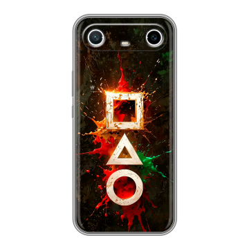 Силиконовый чехол на Tecno Spark Slim с принтом Squid Game Игра кальмара Силиконовый чехол на Tecno Spark Slim с принтом Squid Game Игра кальмара