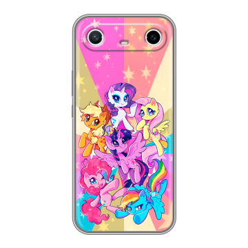 Силиконовый чехол на Tecno Spark Slim с принтом My little pony Дружба чудо Силиконовый чехол на Tecno Spark Slim с принтом My little pony Дружба чудо