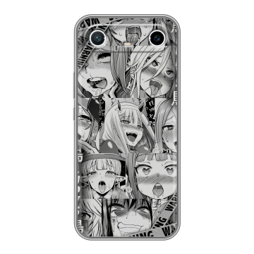 Силиконовый чехол на Tecno Spark Slim с принтом Ahegao Ахегао Аниме Силиконовый чехол на Tecno Spark Slim с принтом Ahegao Ахегао Аниме