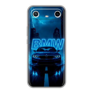 Силиконовый чехол на Tecno Spark Slim с принтом BMW БМВ Силиконовый чехол на Tecno Spark Slim с принтом BMW БМВ