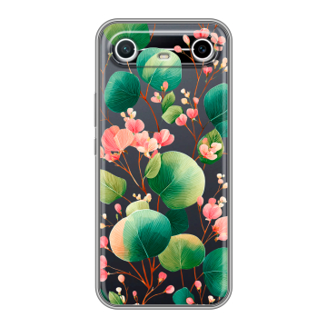 Силиконовый чехол на Tecno Spark Slim с принтом женский Силиконовый чехол на Tecno Spark Slim с принтом женский