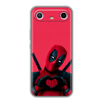 Силиконовый чехол на Tecno Spark Slim с принтом Дедпул Deadpool Силиконовый чехол на Tecno Spark Slim с принтом Дедпул Deadpool