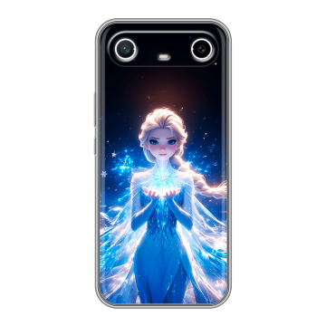 Силиконовый чехол на Tecno Spark Slim с принтом Холодное сердце Frozen Силиконовый чехол на Tecno Spark Slim с принтом Холодное сердце Frozen