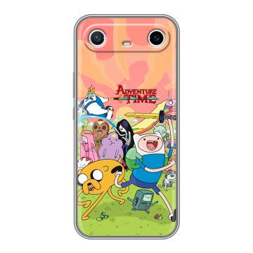 Силиконовый чехол на Tecno Spark Slim с принтом Adventure time Время приключений Силиконовый чехол на Tecno Spark Slim с принтом Adventure time Время приключений