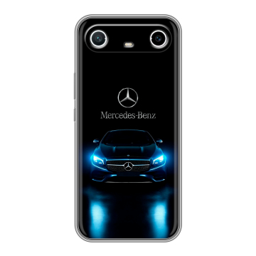 Силиконовый чехол на Tecno Spark Slim с принтом Mercedes Мерседес Силиконовый чехол на Tecno Spark Slim с принтом Mercedes Мерседес