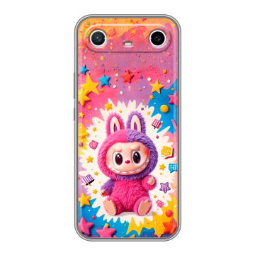 Силиконовый чехол на Tecno Spark Slim с принтом Labubu Лабубу Силиконовый чехол на Tecno Spark Slim с принтом Labubu Лабубу