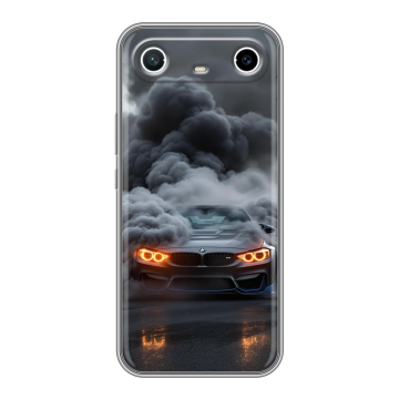 Силиконовый чехол на Tecno Spark Slim с принтом BMW БМВ