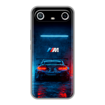Силиконовый чехол на Tecno Spark Slim с принтом BMW БМВ Силиконовый чехол на Tecno Spark Slim с принтом BMW БМВ