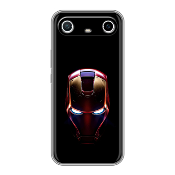 Силиконовый чехол на Tecno Spark Slim с принтом IronMan Железный человек Силиконовый чехол на Tecno Spark Slim с принтом IronMan Железный человек