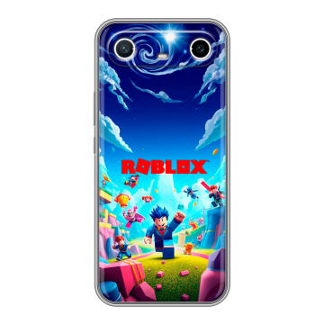 Силиконовый чехол на Tecno Spark Slim с принтом Roblox Роблокс Силиконовый чехол на Tecno Spark Slim с принтом Roblox Роблокс