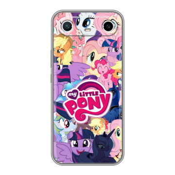 Силиконовый чехол на Tecno Spark Slim с принтом My little pony Дружба чудо Силиконовый чехол на Tecno Spark Slim с принтом My little pony Дружба чудо