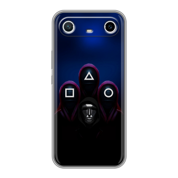 Силиконовый чехол на Tecno Spark Slim с принтом Игра Кальмара Силиконовый чехол на Tecno Spark Slim с принтом Игра Кальмара