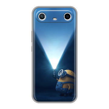 Силиконовый чехол на Tecno Spark Slim с принтом Миньоны Силиконовый чехол на Tecno Spark Slim с принтом Миньоны