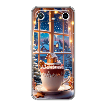 Силиконовый чехол на Tecno Spark Slim с принтом Новый год Силиконовый чехол на Tecno Spark Slim с принтом Новый год