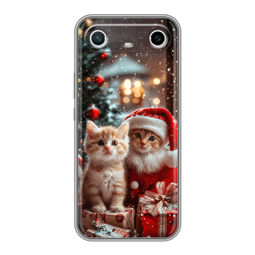 Силиконовый чехол на Tecno Spark Slim с принтом Новый год Силиконовый чехол на Tecno Spark Slim с принтом Новый год