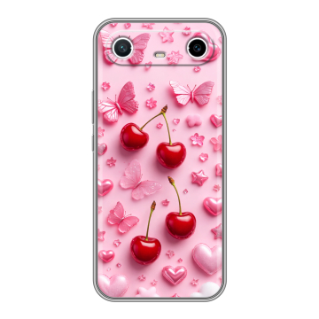 Силиконовый чехол на Tecno Spark Slim с принтом для девочек Силиконовый чехол на Tecno Spark Slim с принтом для девочек