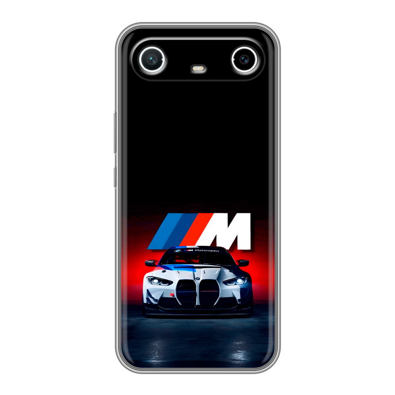 Силиконовый чехол на Tecno Spark Slim с принтом БМВ BMW Силиконовый чехол на Tecno Spark Slim с принтом БМВ BMW