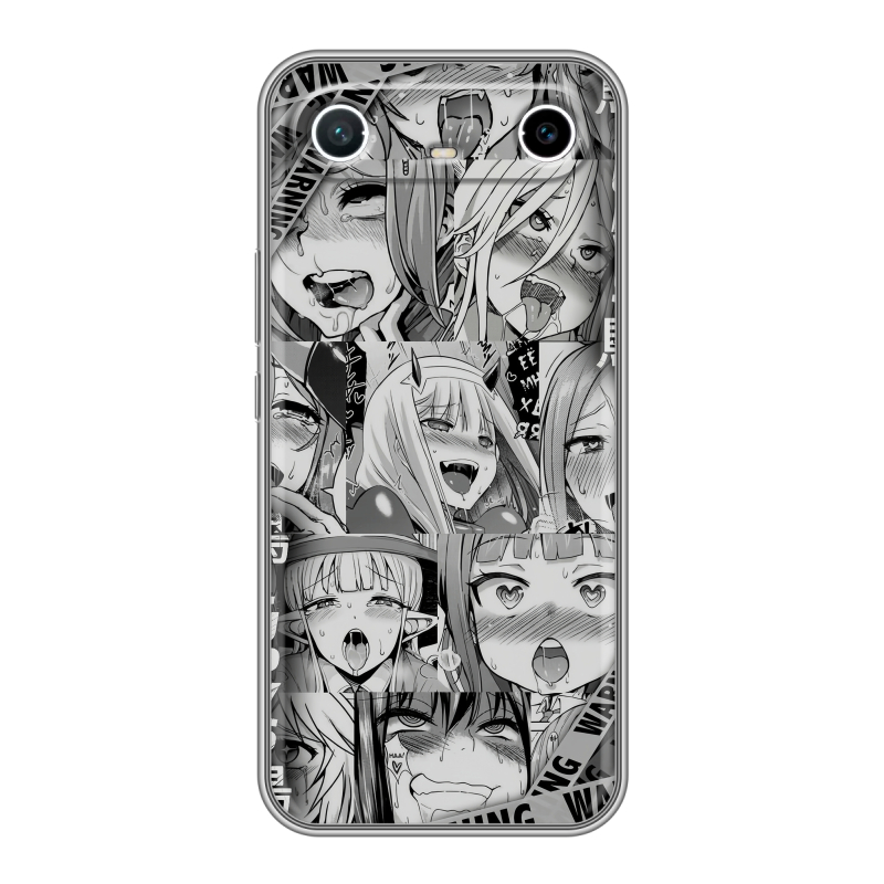 Силиконовый чехол на Tecno Spark Slim с принтом Ahegao Ахегао Аниме Силиконовый чехол на Tecno Spark Slim с принтом Ahegao Ахегао Аниме