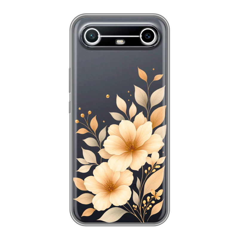 Силиконовый чехол на Tecno Spark Slim с принтом для девушки Силиконовый чехол на Tecno Spark Slim с принтом для девушки