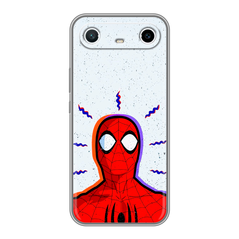 Силиконовый чехол на Tecno Spark Slim с принтом Spiderman Человек паук Силиконовый чехол на Tecno Spark Slim с принтом Spiderman Человек паук