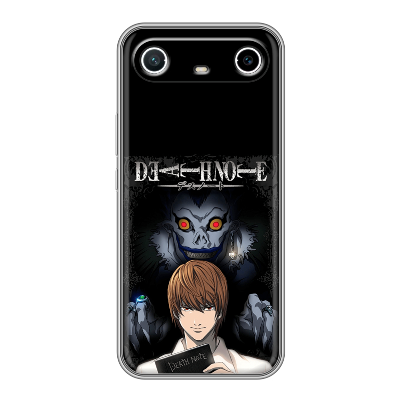 Силиконовый чехол на Tecno Spark Slim с принтом Death note Тетрадь смерти Силиконовый чехол на Tecno Spark Slim с принтом Death note Тетрадь смерти