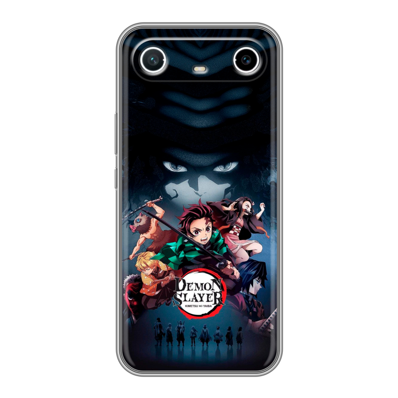 Силиконовый чехол на Tecno Spark Slim с принтом Demon Slayer Клинок рассекающий демонов Силиконовый чехол на Tecno Spark Slim с принтом Demon Slayer Клинок рассекающий демонов