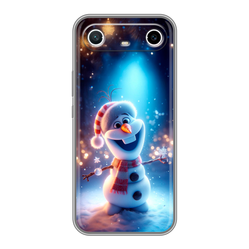 Силиконовый чехол на Tecno Spark Slim с принтом Новый год Силиконовый чехол на Tecno Spark Slim с принтом Новый год