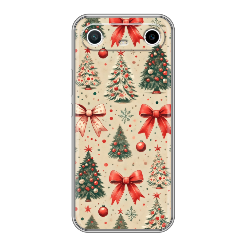 Силиконовый чехол на Tecno Spark Slim с принтом Новый год Силиконовый чехол на Tecno Spark Slim с принтом Новый год