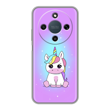 Силиконовый чехол на Honor X9d с принтом Единорог Силиконовый чехол на Honor X9d с принтом Единорог