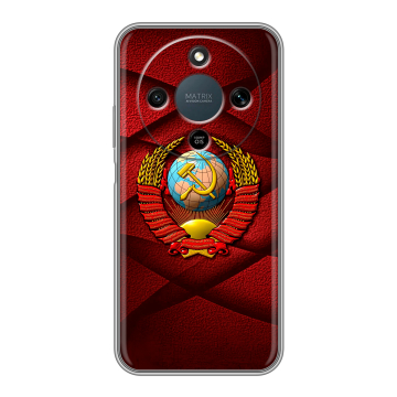 Силиконовый чехол на Honor X9d с принтом Герб СССР Силиконовый чехол на Honor X9d с принтом Герб СССР