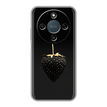 Силиконовый чехол на Honor X9d с принтом Черная клубника Силиконовый чехол на Honor X9d с принтом Черная клубника