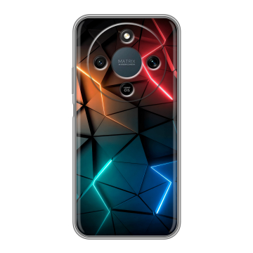Силиконовый чехол на Honor X9d с принтом Абстракция неон Силиконовый чехол на Honor X9d с принтом Абстракция неон