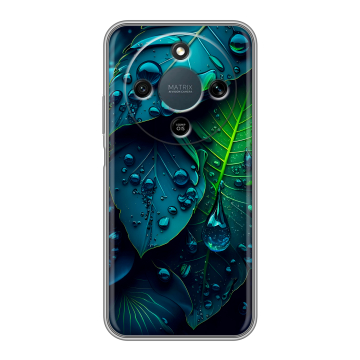 Силиконовый чехол на Honor X9d с принтом Листья Силиконовый чехол на Honor X9d с принтом Листья