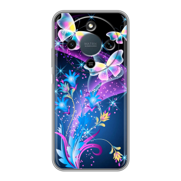 Силиконовый чехол на Honor X9d с принтом Бабочки