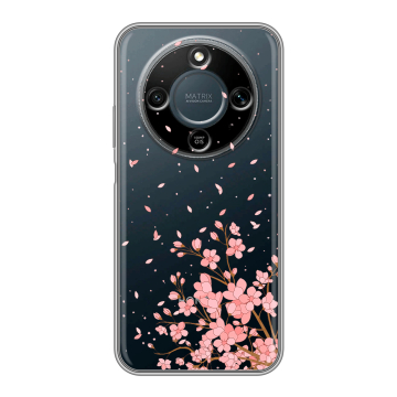 Силиконовый чехол на Honor X9d с принтом Ветка сакуры