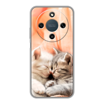 Силиконовый чехол на Honor X9d с принтом Котята