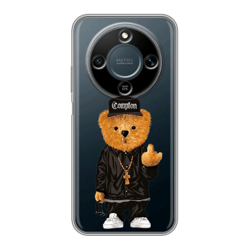 Силиконовый чехол на Honor X9d с принтом Мишка