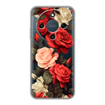Силиконовый чехол на Honor X9d с принтом Розы Силиконовый чехол на Honor X9d с принтом Розы