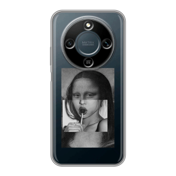 Силиконовый чехол на Honor X9d с принтом Мона Лиза Силиконовый чехол на Honor X9d с принтом Мона Лиза