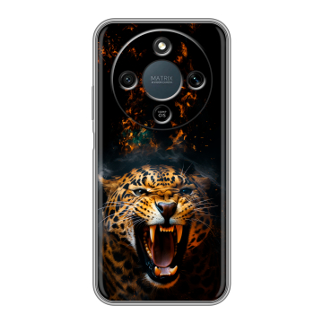 Силиконовый чехол на Honor X9d с принтом Леопард Силиконовый чехол на Honor X9d с принтом Леопард